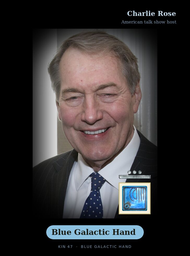 Charlie Rose - Kin 47 Blue Galactic Hand