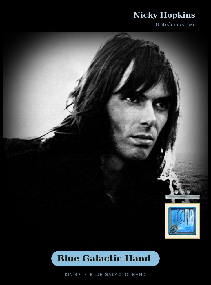 Nicky Hopkins - Kin 47 Blue Galactic Hand