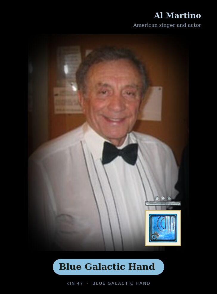 Al Martino - Kin 47 Blue Galactic Hand
