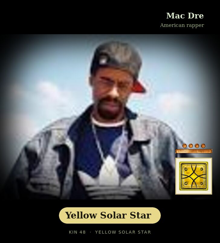 Mac Dre - Kin 48 Yellow Solar Star
