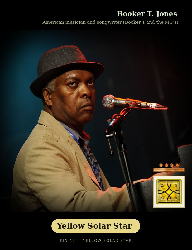 Booker T. Jones - Kin 48 Yellow Solar Star