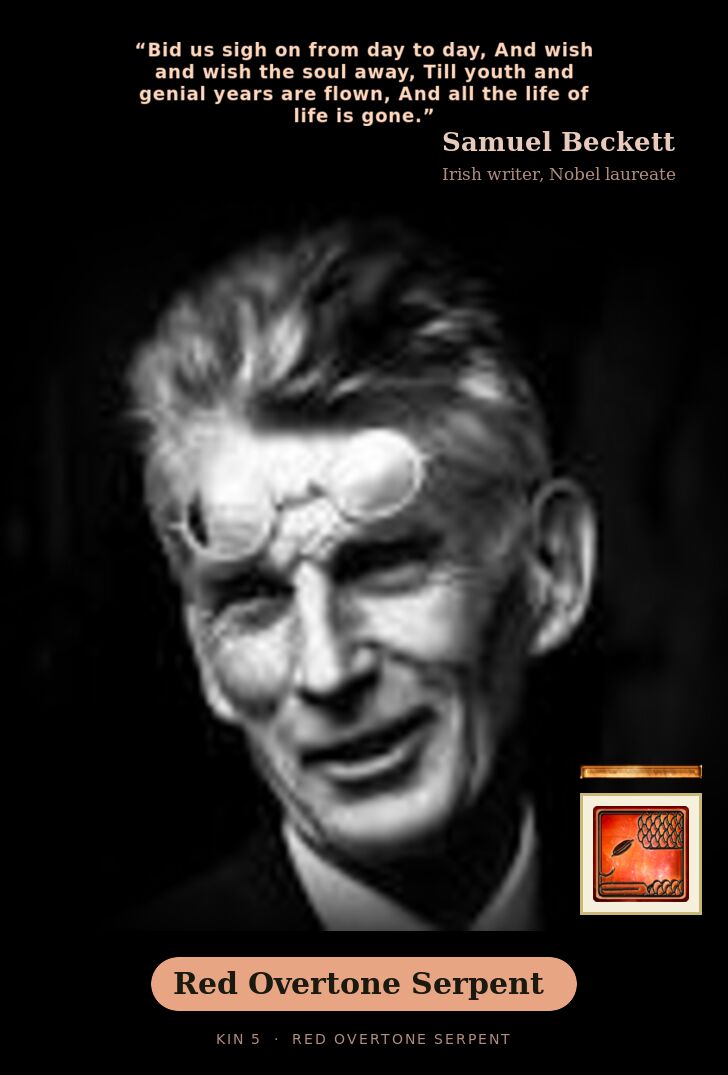 Samuel Beckett - Kin 5 Red Overtone Serpent