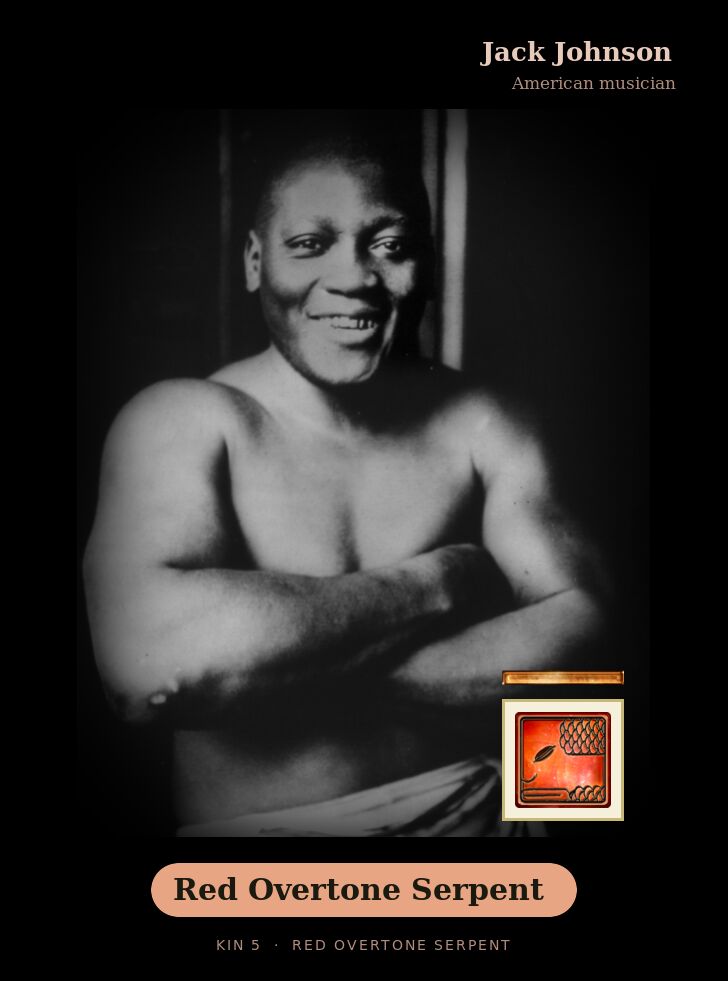 Jack Johnson - Kin 5 Red Overtone Serpent