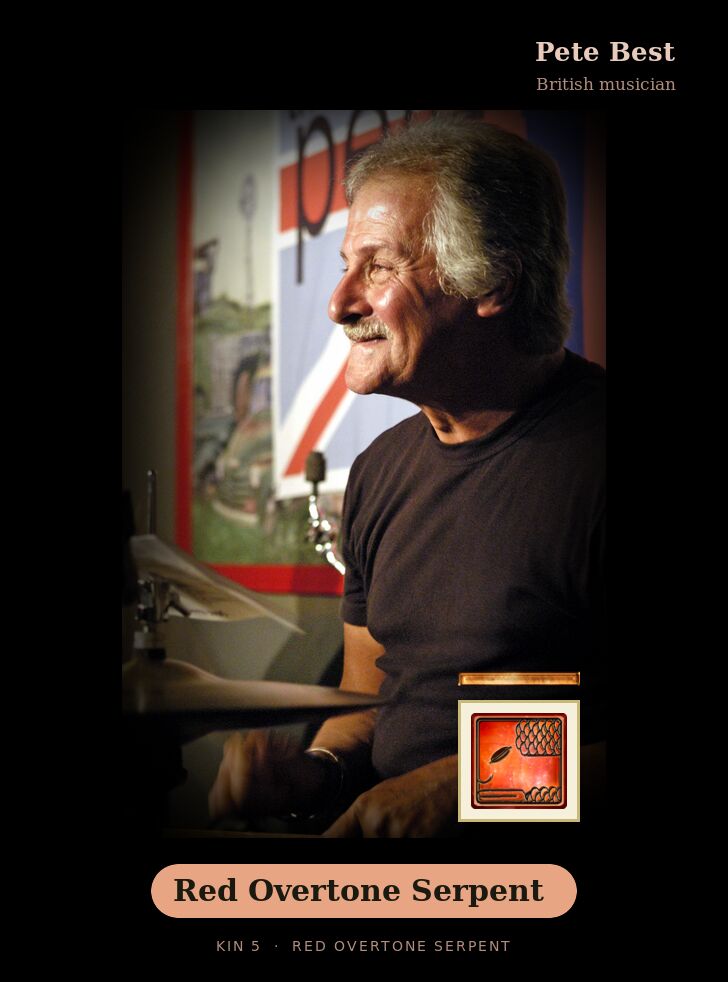 Pete Best - Kin 5 Red Overtone Serpent