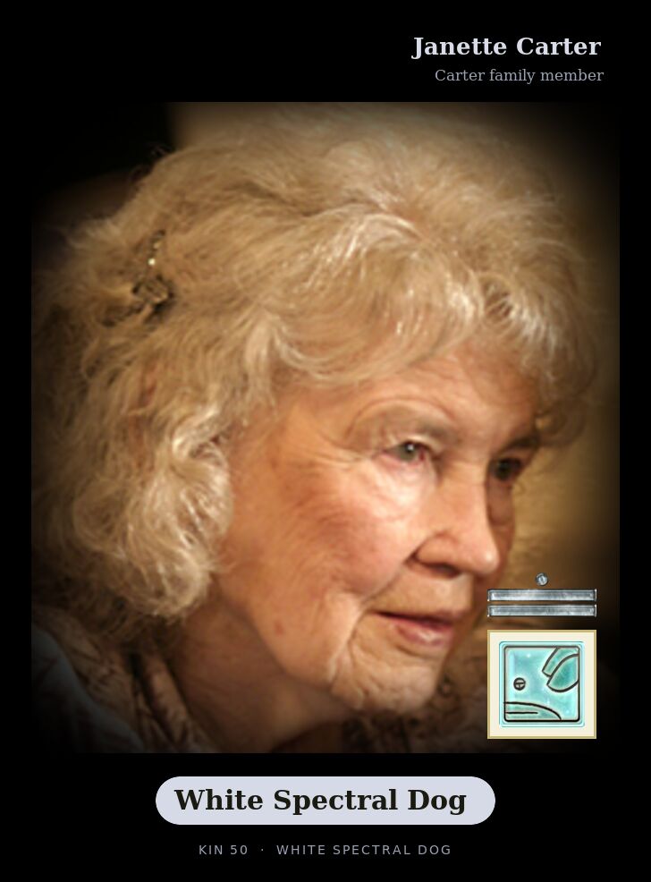 Janette Carter - Kin 50 White Spectral Dog