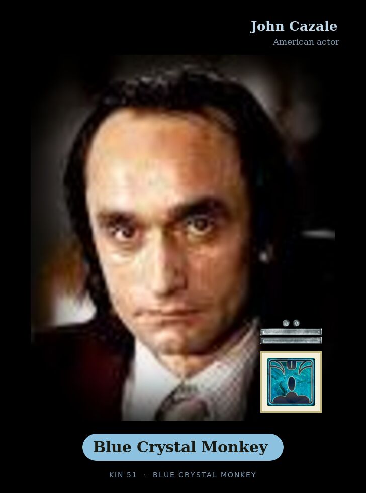 John Cazale - Kin 51 Blue Crystal Monkey