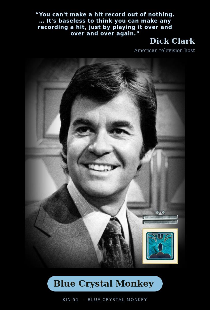 Dick Clark - Kin 51 Blue Crystal Monkey
