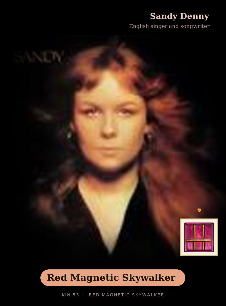 Sandy Denny - Kin 53 Red Magnetic Skywalker