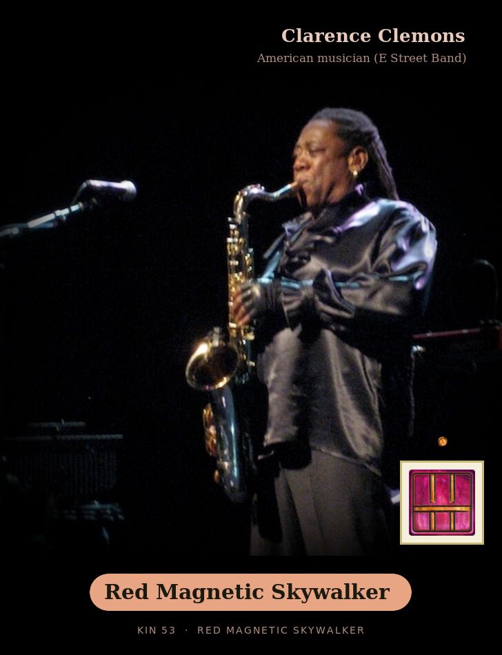 Clarence Clemons - Kin 53 Red Magnetic Skywalker
