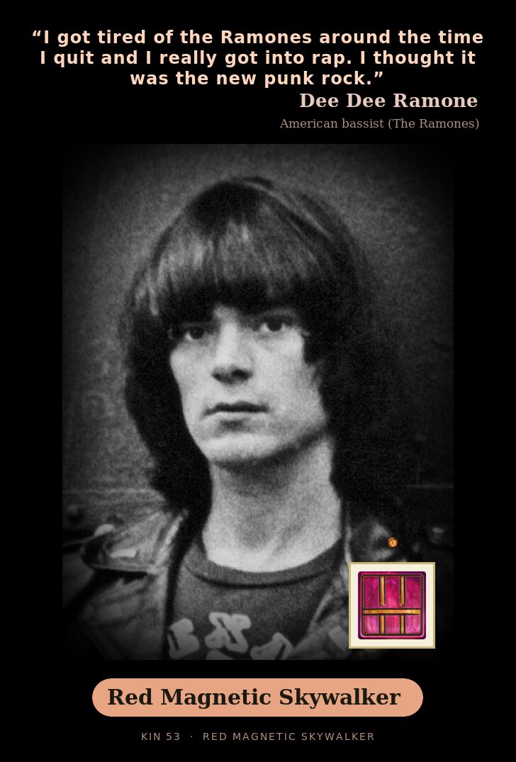 Dee Dee Ramone - Kin 53 Red Magnetic Skywalker