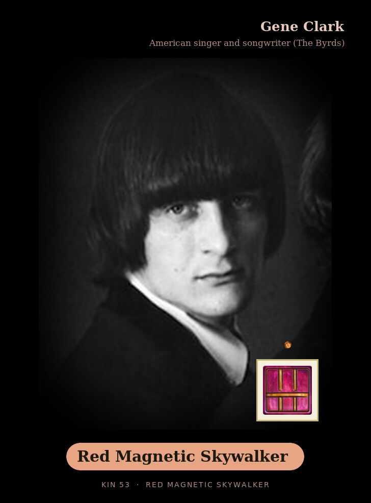 Gene Clark - Kin 53 Red Magnetic Skywalker