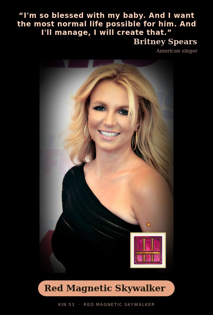 Britney Spears - Kin 53 Red Magnetic Skywalker