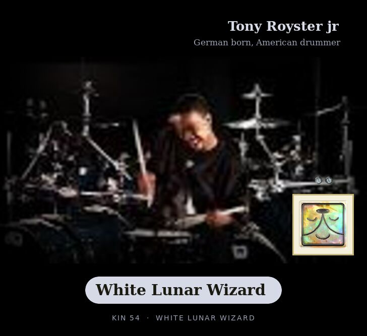 Tony Royster jr - Kin 54 White Lunar Wizard