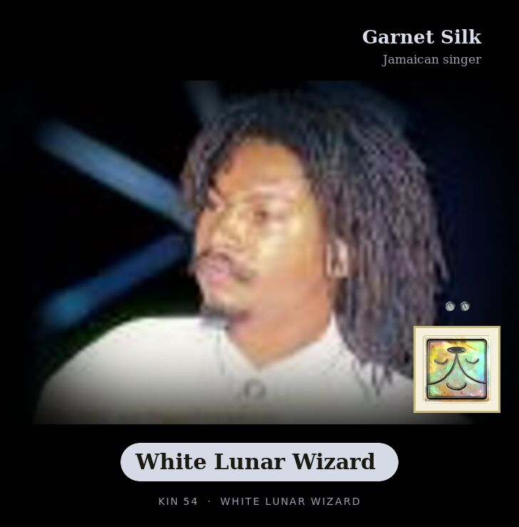 Garnet Silk - Kin 54 White Lunar Wizard