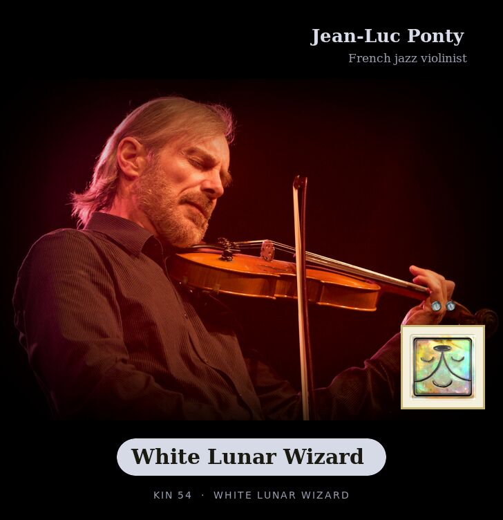 Jean-Luc Ponty - Kin 54 White Lunar Wizard