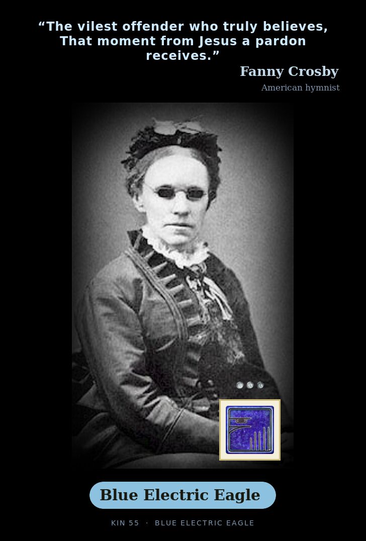 Fanny Crosby - Kin 55 Blue Electric Eagle