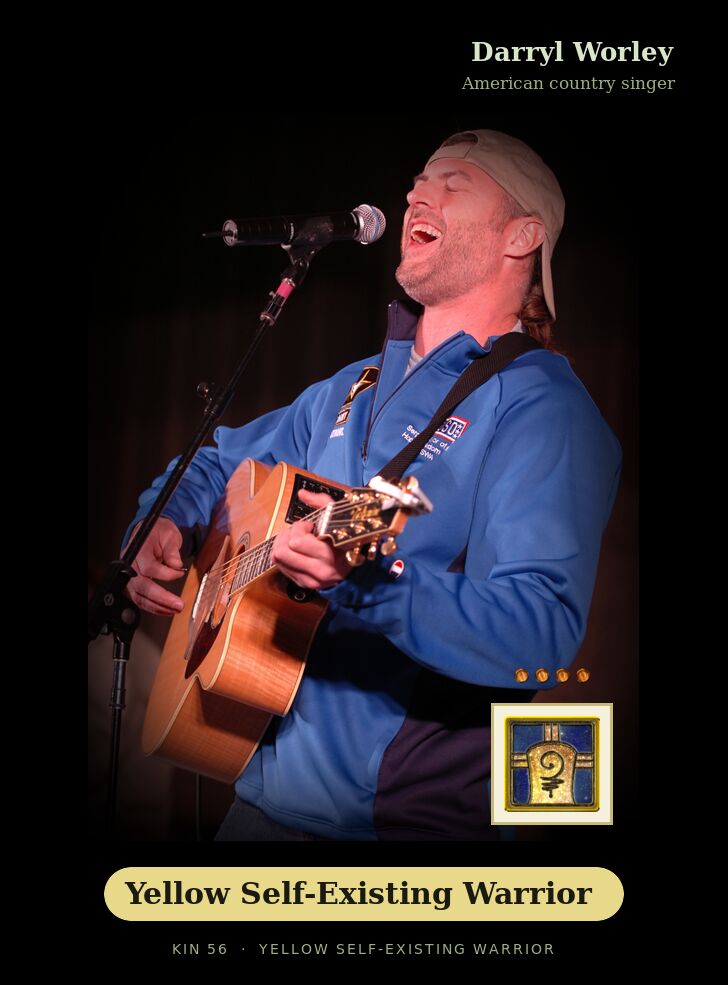 Darryl Worley - Kin 56 Yellow Self-Existing Warrior