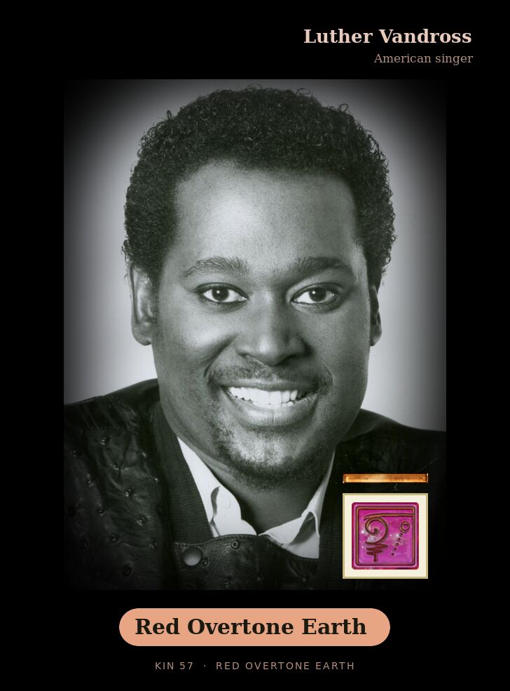 Luther Vandross - Kin 57 Red Overtone Earth