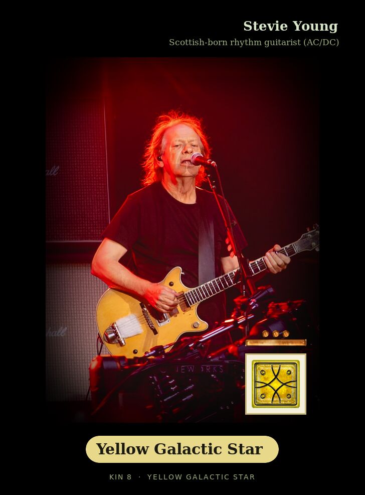 Stevie Young - Kin 8 Yellow Galactic Star