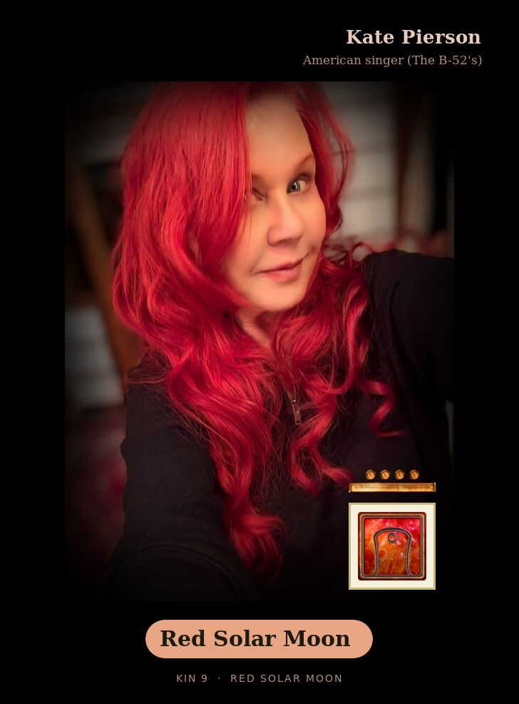 Kate Pierson - Kin 9 Red Solar Moon