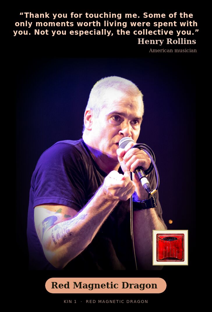 Henry Rollins · Red Magnetic Dragon