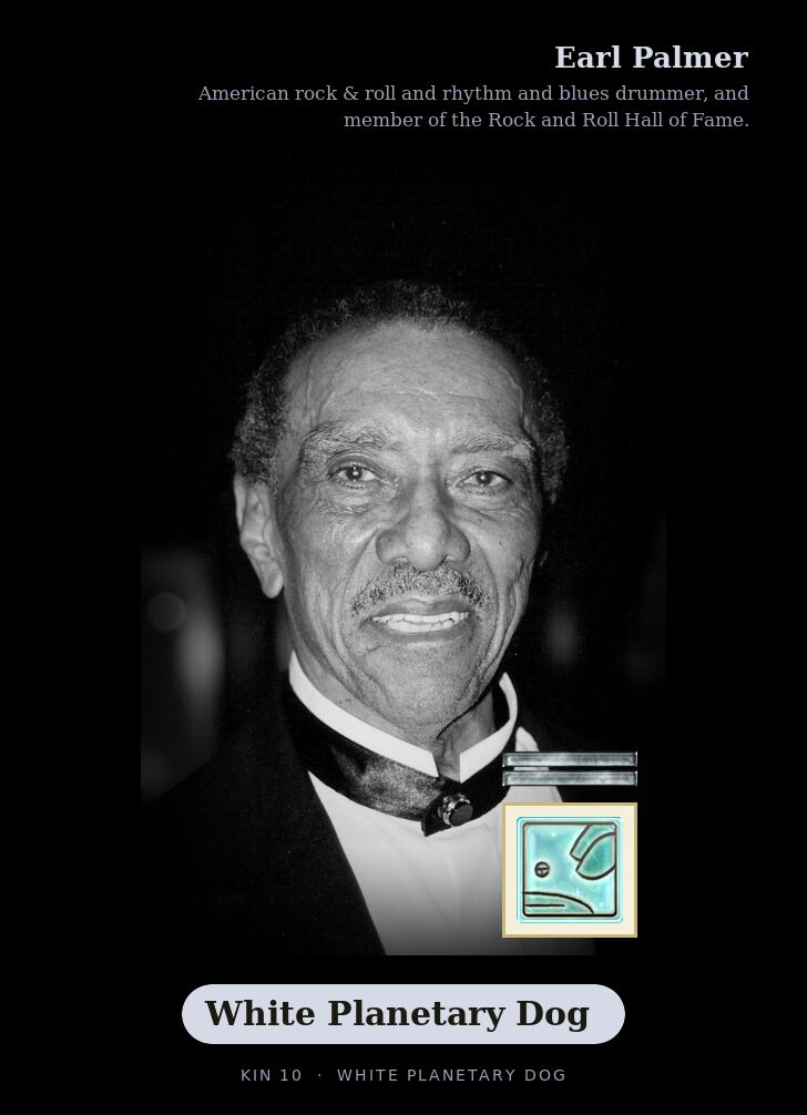 Earl Palmer · White Planetary Dog