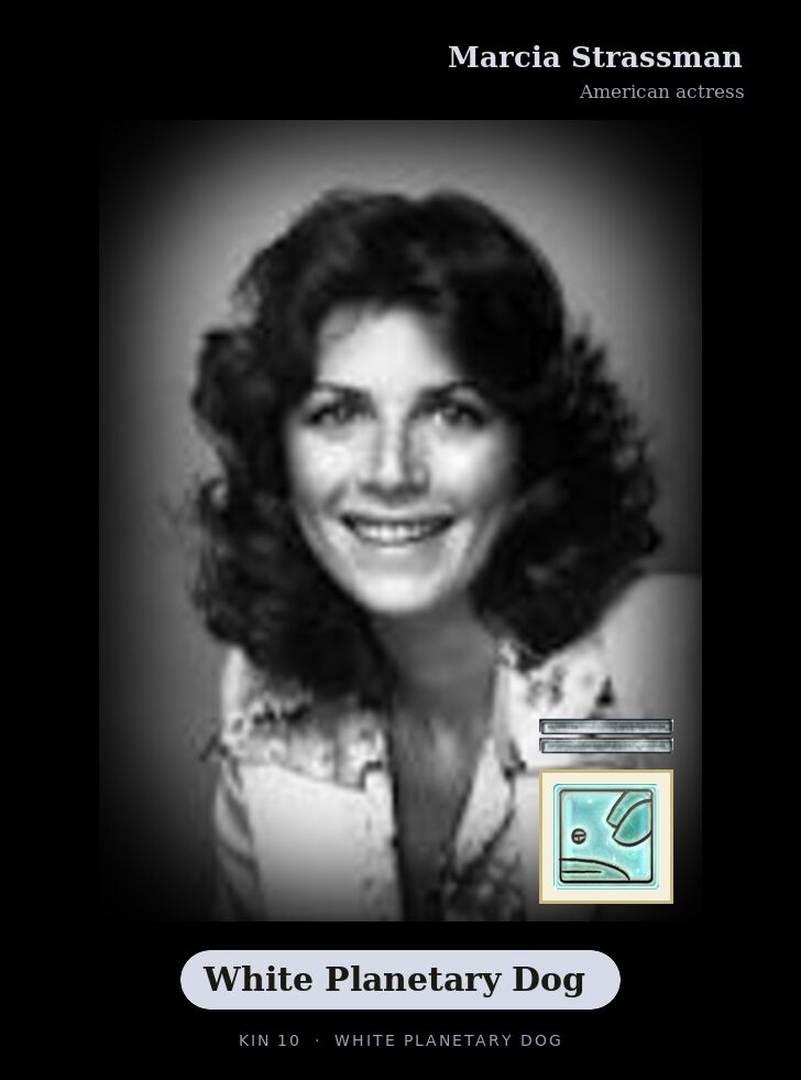 Marcia Strassman · White Planetary Dog