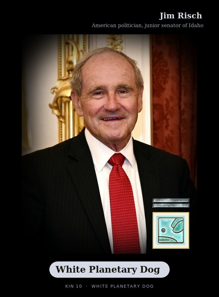 Jim Risch · White Planetary Dog
