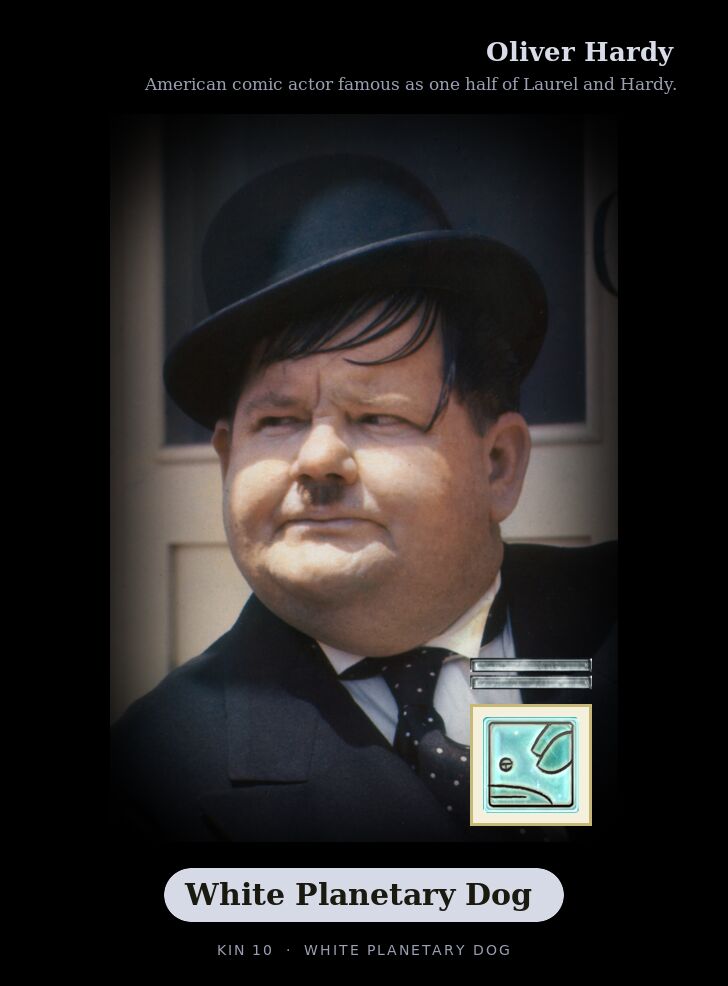 Oliver Hardy · White Planetary Dog
