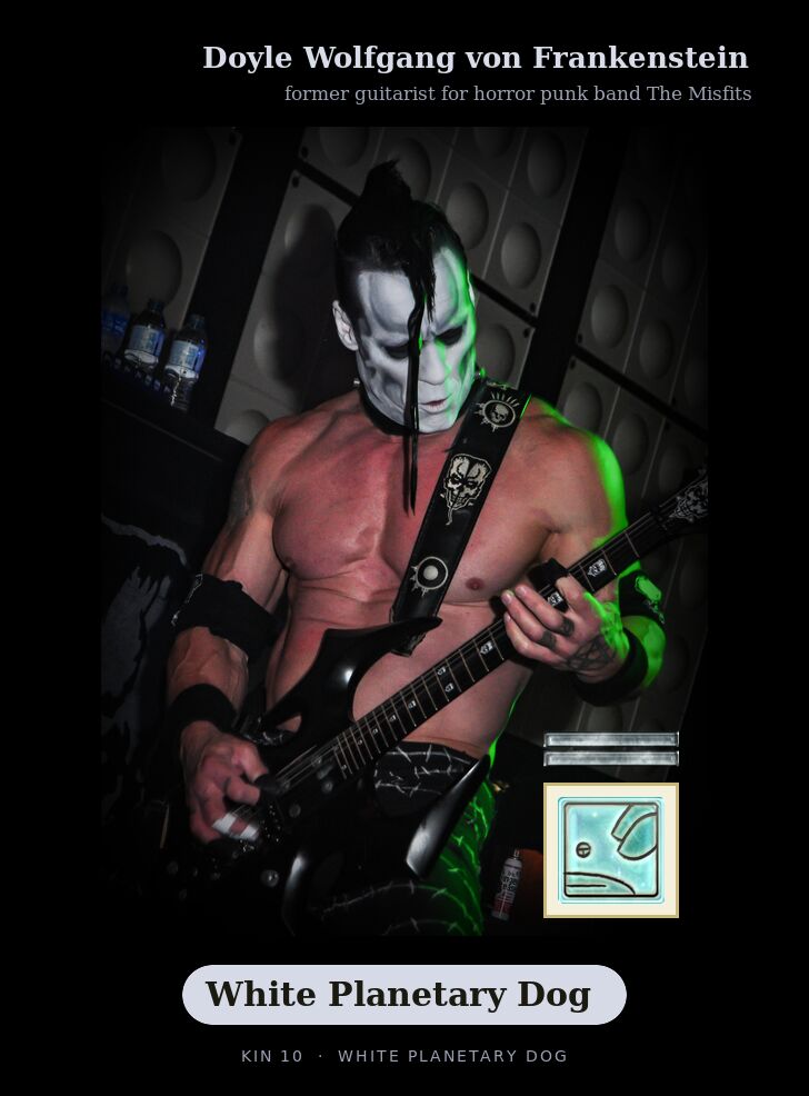 Doyle Wolfgang von Frankenstein · White Planetary Dog