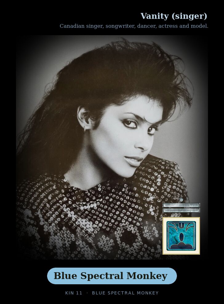 Vanity (singer) · Blue Spectral Monkey