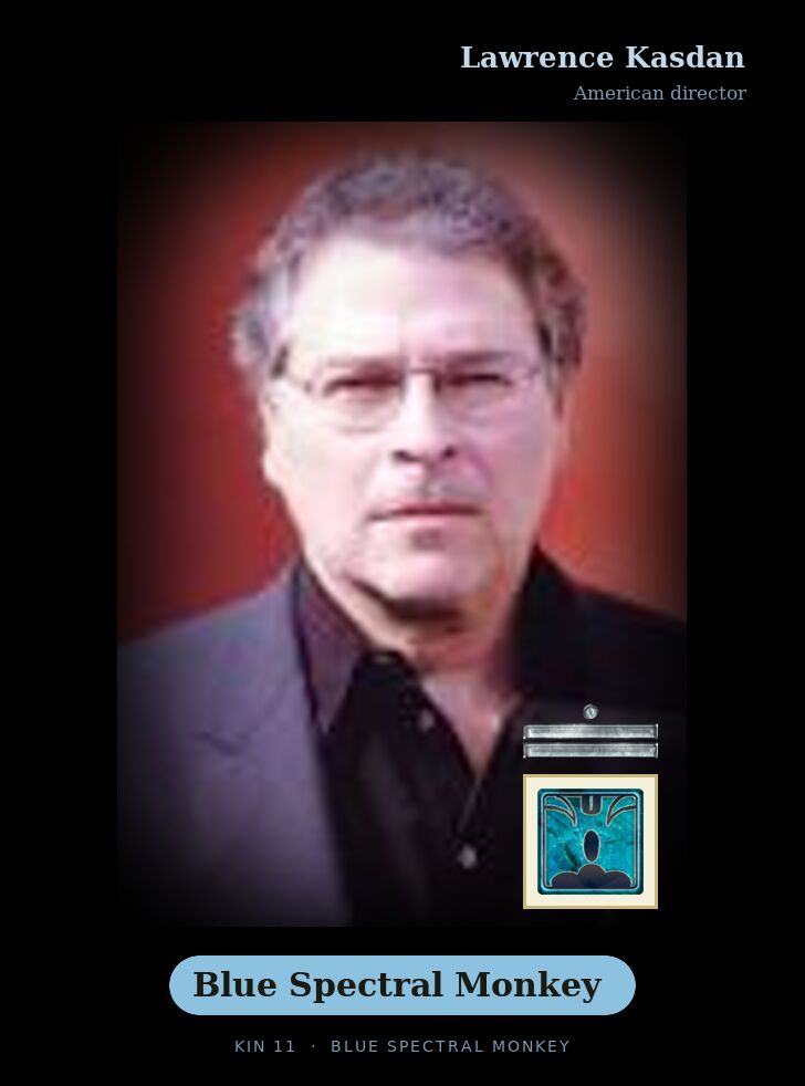 Lawrence Kasdan · Blue Spectral Monkey