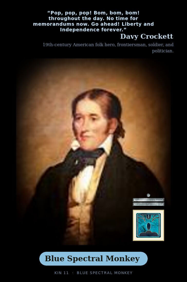 Davy Crockett · Blue Spectral Monkey