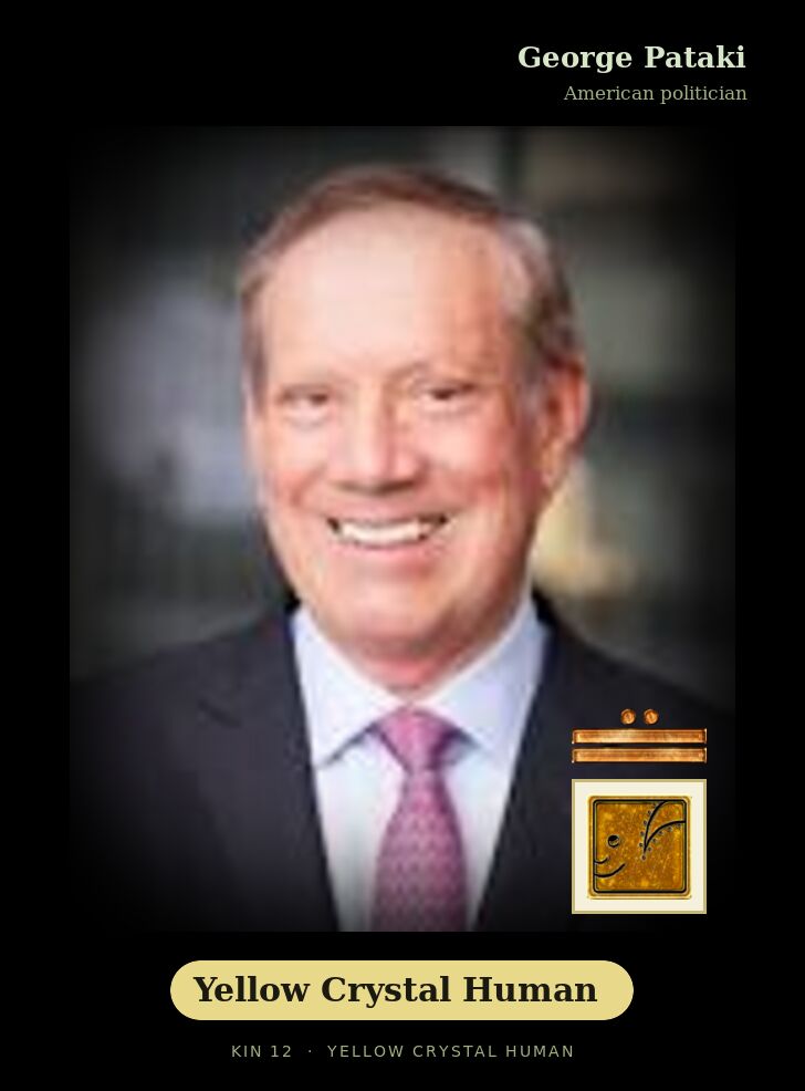 George Pataki · Yellow Crystal Human