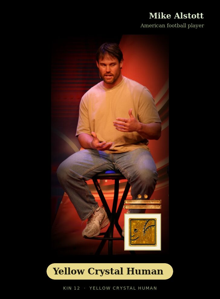 Mike Alstott · Yellow Crystal Human