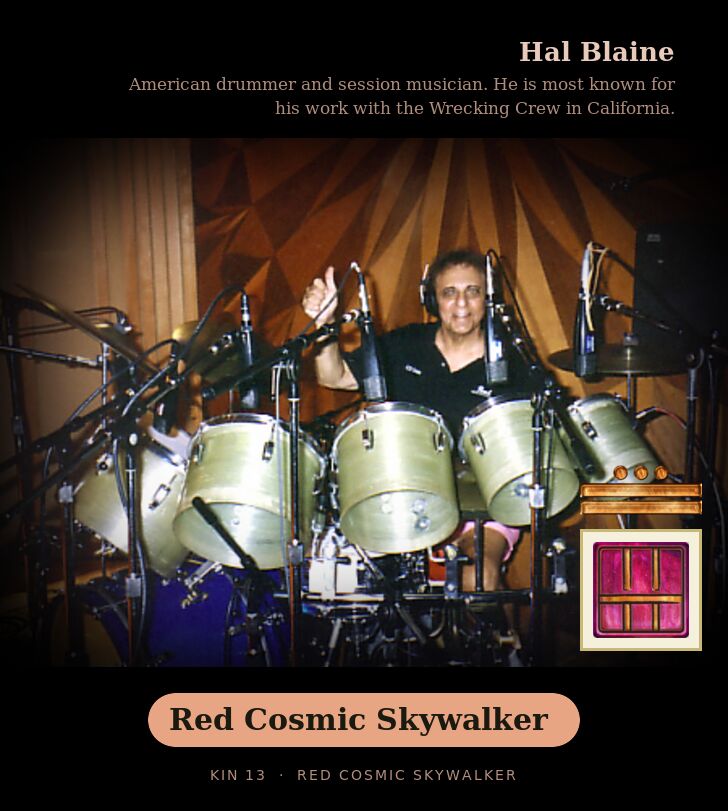 Hal Blaine · Red Cosmic Skywalker