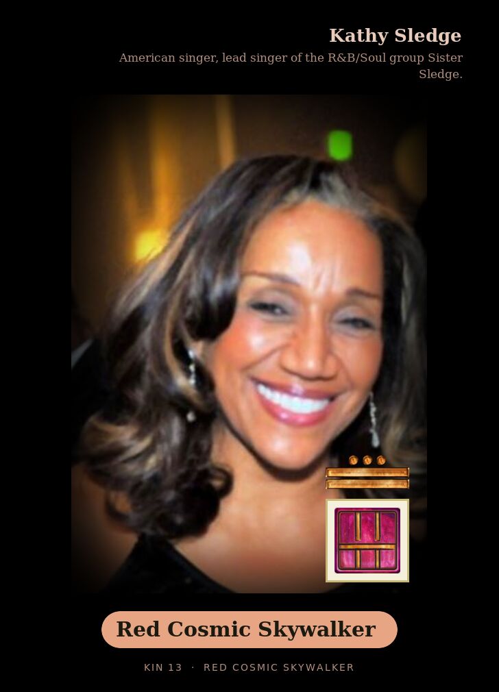 Kathy Sledge · Red Cosmic Skywalker
