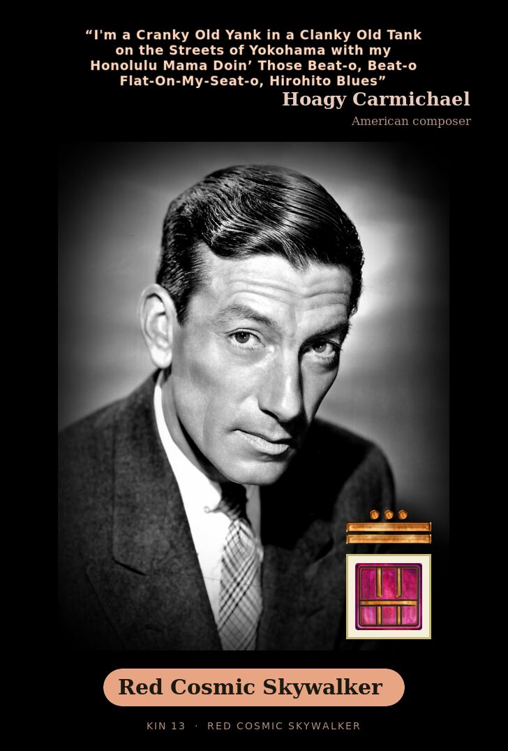 Hoagy Carmichael · Red Cosmic Skywalker