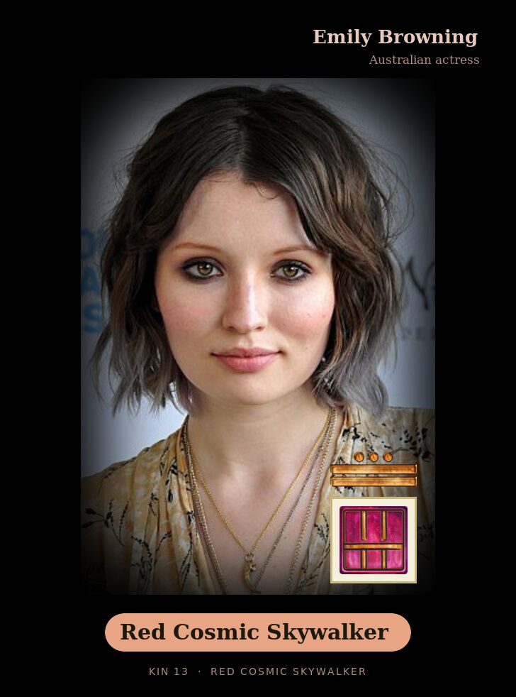 Emily Browning · Red Cosmic Skywalker