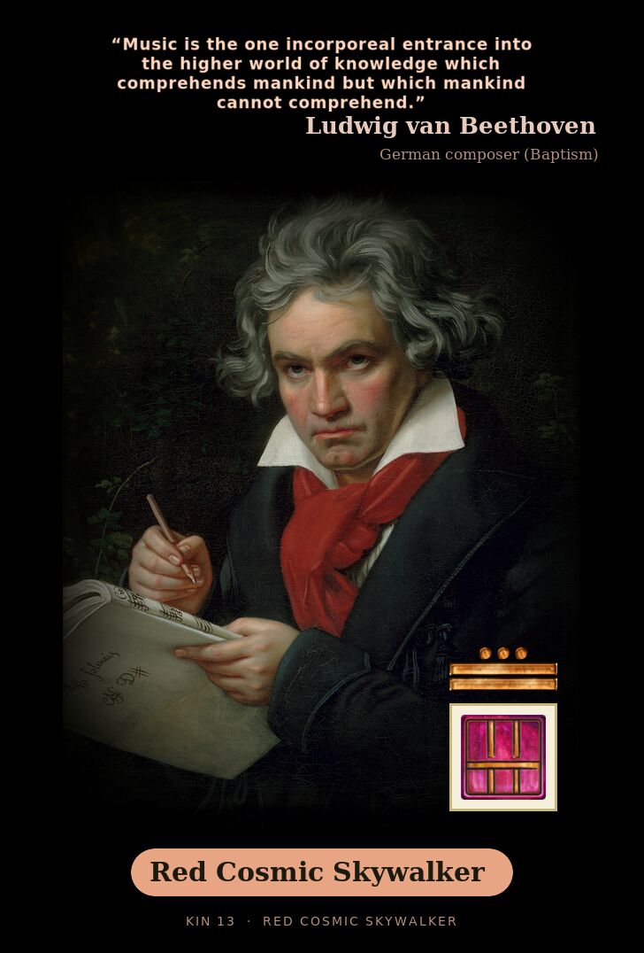 Ludwig van Beethoven · Red Cosmic Skywalker