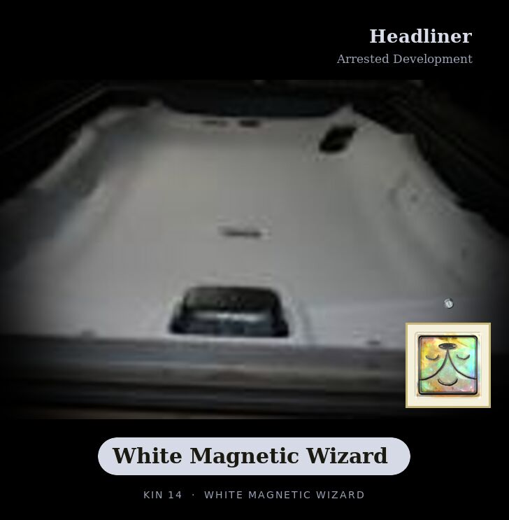 Headliner · White Magnetic Wizard