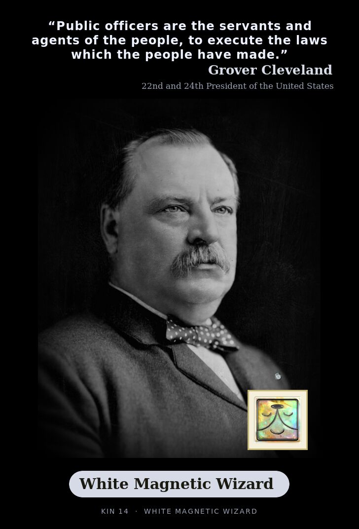 Grover Cleveland · White Magnetic Wizard