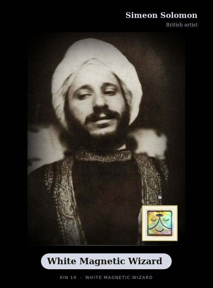 Simeon Solomon · White Magnetic Wizard