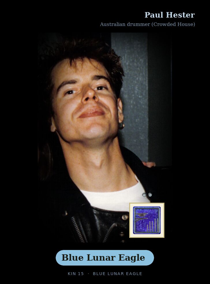 Paul Hester · Blue Lunar Eagle