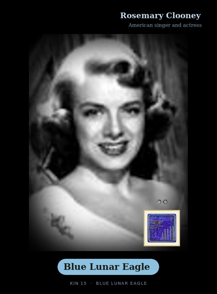 Rosemary Clooney · Blue Lunar Eagle