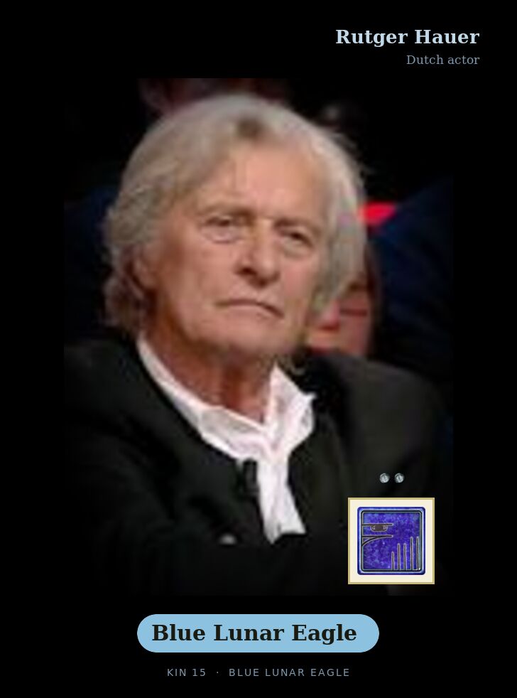 Rutger Hauer · Blue Lunar Eagle