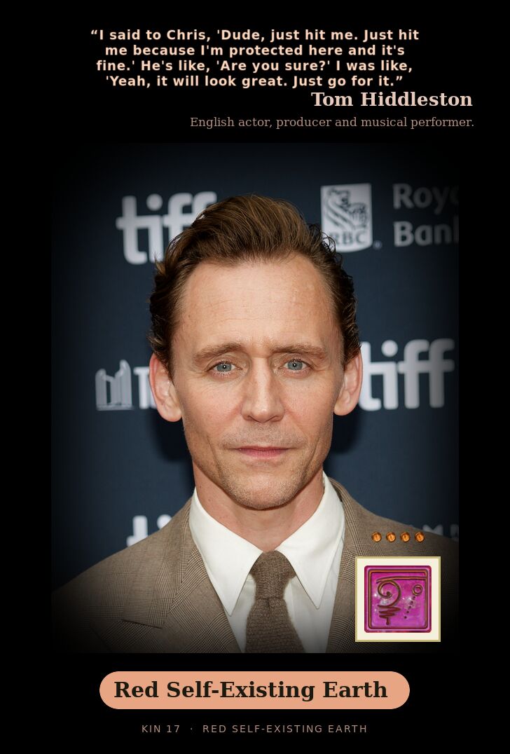 Tom Hiddleston · Red Self-Existing Earth
