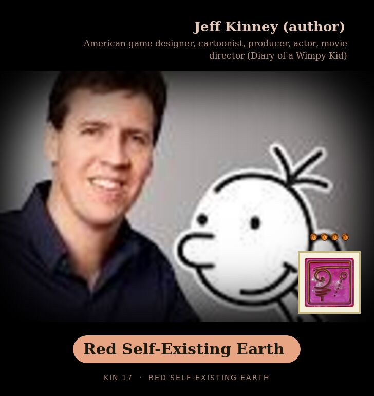 Jeff Kinney (author) · Red Self-Existing Earth