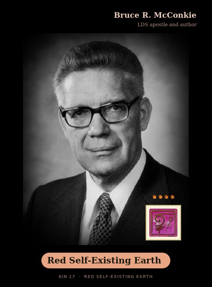 Bruce R. McConkie · Red Self-Existing Earth
