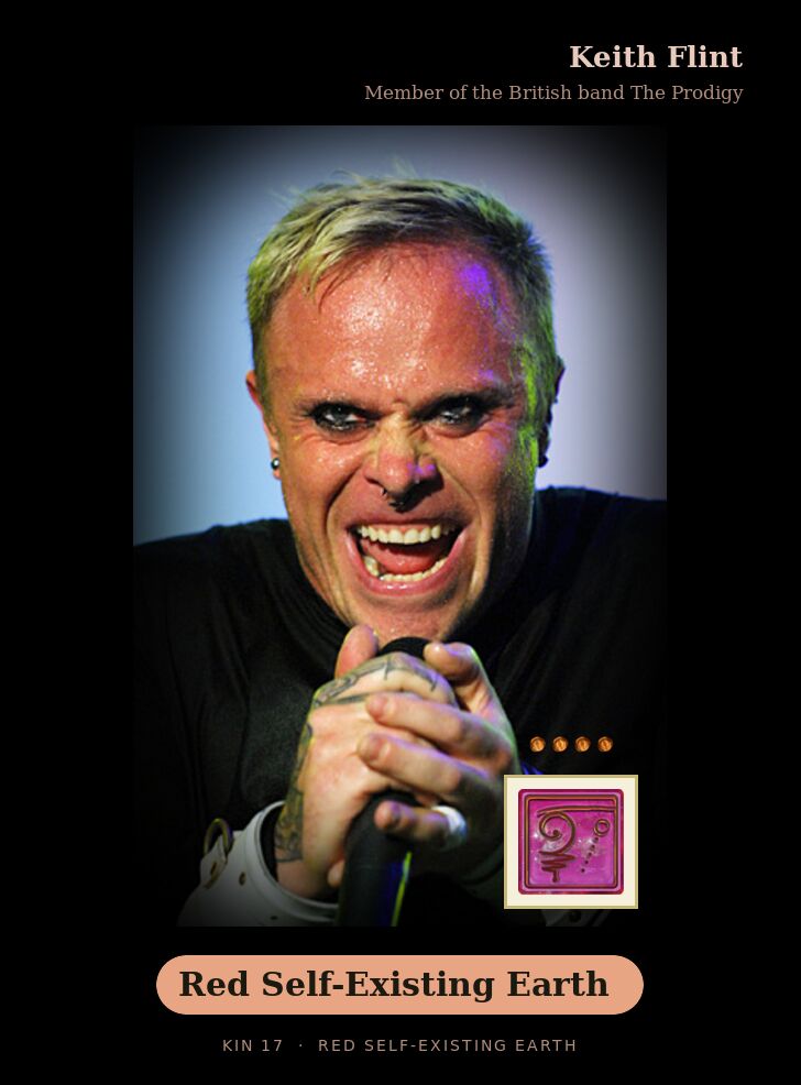 Keith Flint · Red Self-Existing Earth